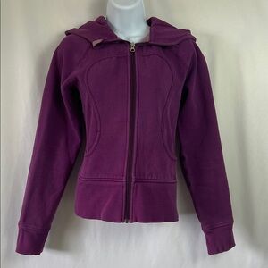 Lululemon hoodie purple zip size S